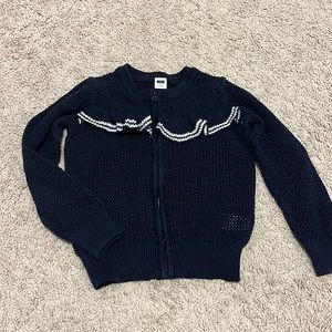 Janie and Jack open knit cardigan